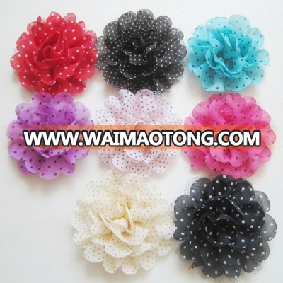 2013 hot chiffon flowers, decorative handmade flowers for dresses,shabby chiffon flowers wholesale,