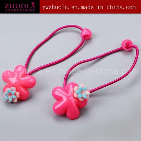 Girls Hair Jewelry Made of Plastic Flower